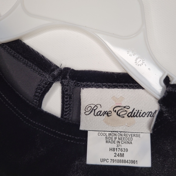 Rare Editions Beautiful Baby Girl Formal Velvet Lace Dress 24M - Picture 12 of 12